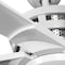 Progress Lighting Huff Collection Indoor/Outdoor 96" Six-Blade Satin White Ceiling Fan P250030-028 - alternate 2